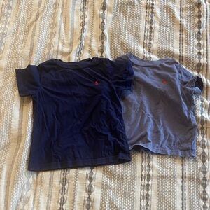 Polo by Ralph Lauren Kids Short Sleeve Tees - Navy and Gray
